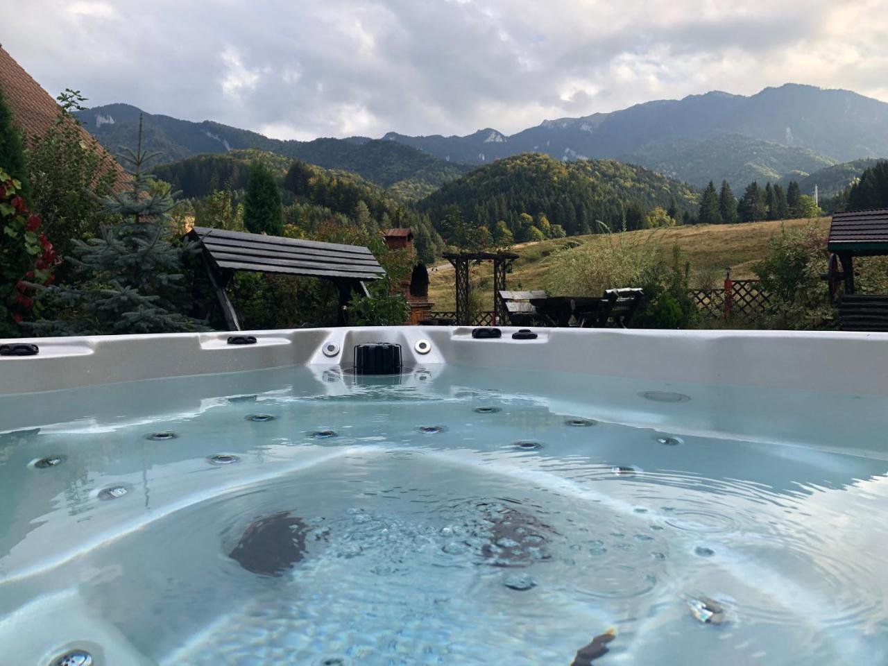 הוילה בראשוב Hot Tub Chalet Retreat מראה חיצוני תמונה